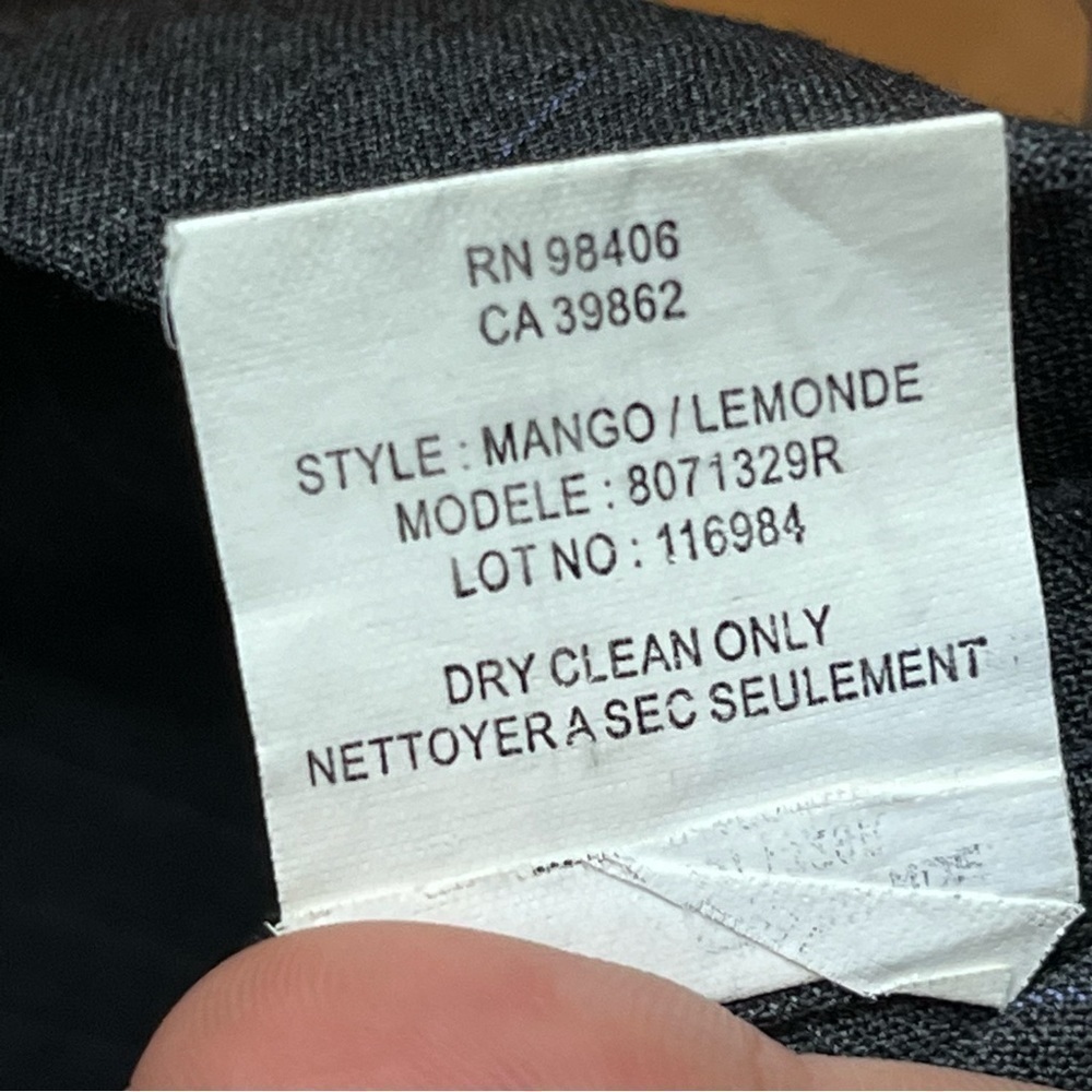 Theory mango lemonde wool fabric tailor‎ skirt - Picture 5 of 6